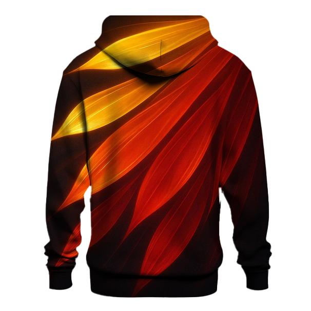 Solar Bloom Cascade pullover hoodies