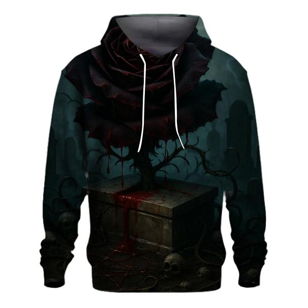 Crypt Bloom Of The Blood Rose embroidered hoodies