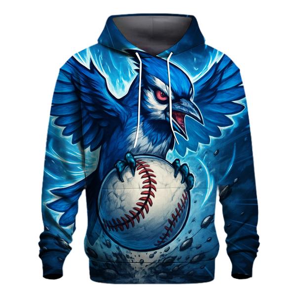Feather Storm With Blue Jays Flight custom hoodies