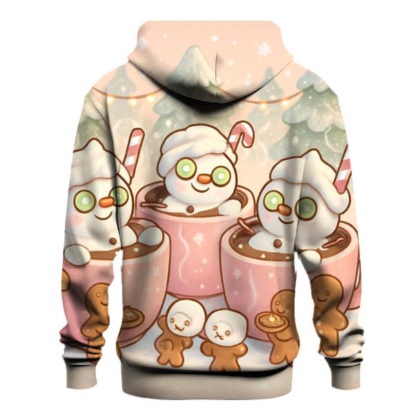 Snowman Hot Cocoa Spa Day lightweight hoodies