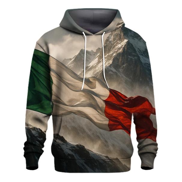 Italian Tricolor Alpine Winds lightweight hoodies
