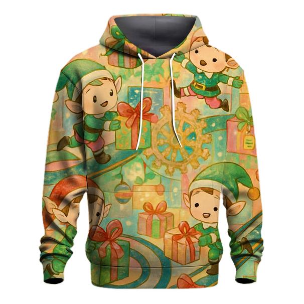 Elves Midnight Gift Wrapping Factory hoodie styles