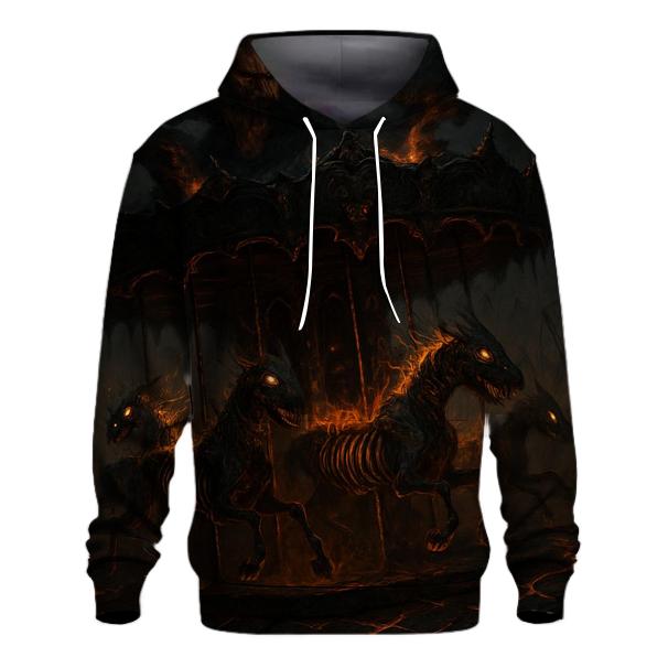 Infernal Carousel Of Bones embroidered hoodies