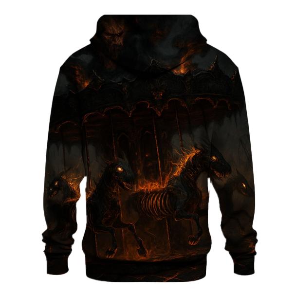 Infernal Carousel Of Bones embroidered hoodies