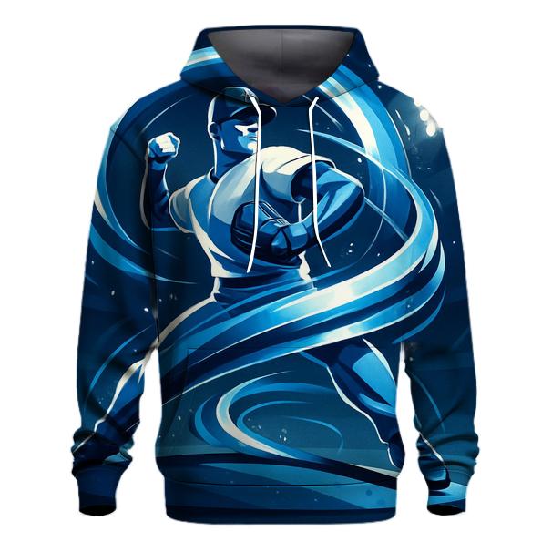Chrome Wave Pitcher Spiral premium hoodies