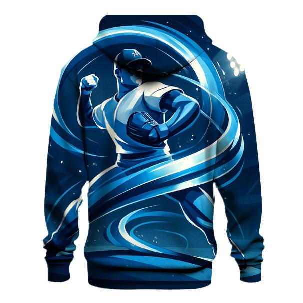 Chrome Wave Pitcher Spiral premium hoodies