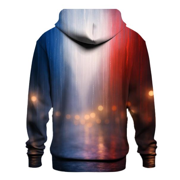 French Tricolor City Rain hoodie designs