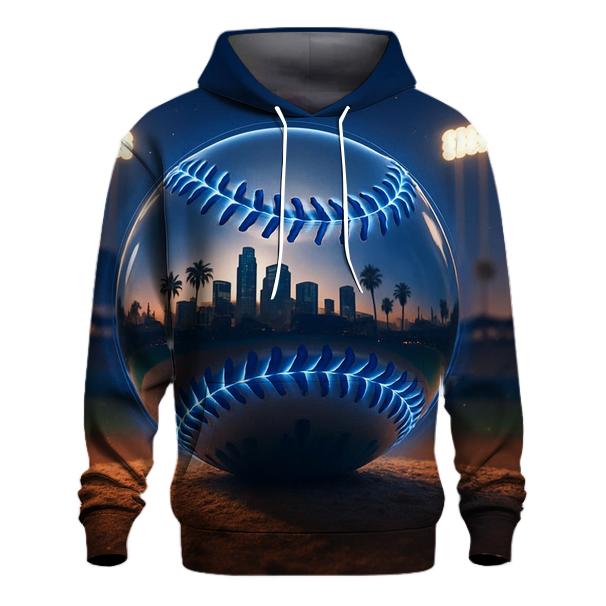 Diamond Reflections City Halo printed hoodies