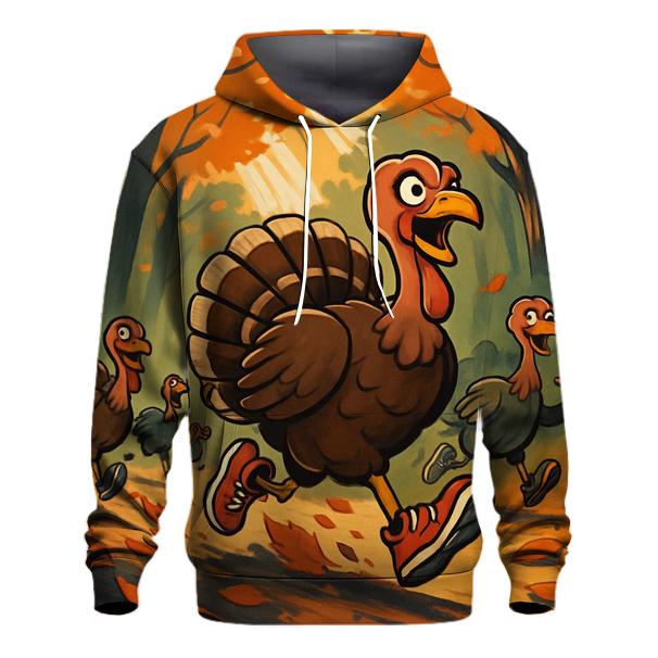 Turkey Trail Forest Run embroidered hoodies