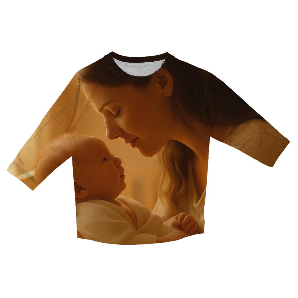 The First Light She Places In Your Eyes stylish quarter sleeve tops