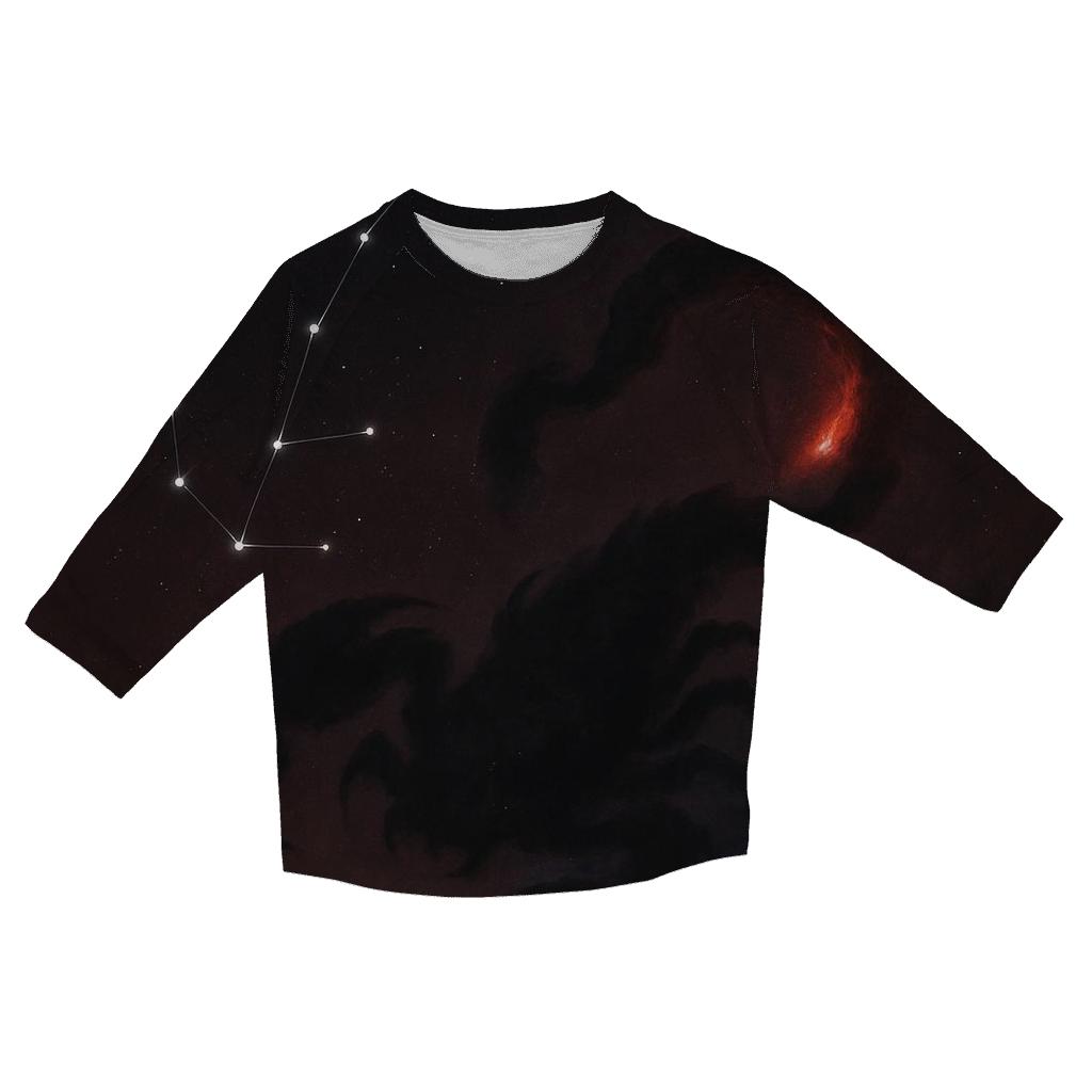 Scorpio Nebula Shadow Serpent stylish quarter sleeve tops