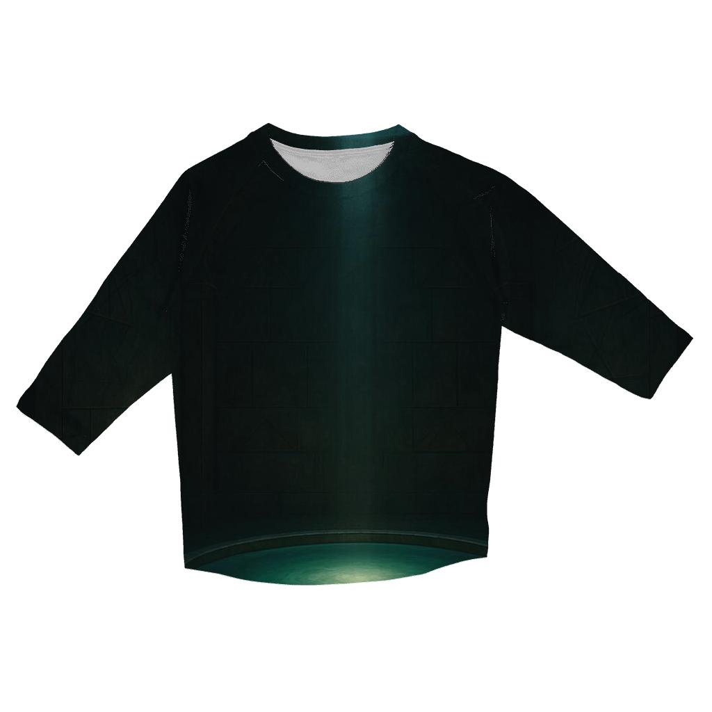 Chamber Of Still Waters printed three quarter sleeve shirts