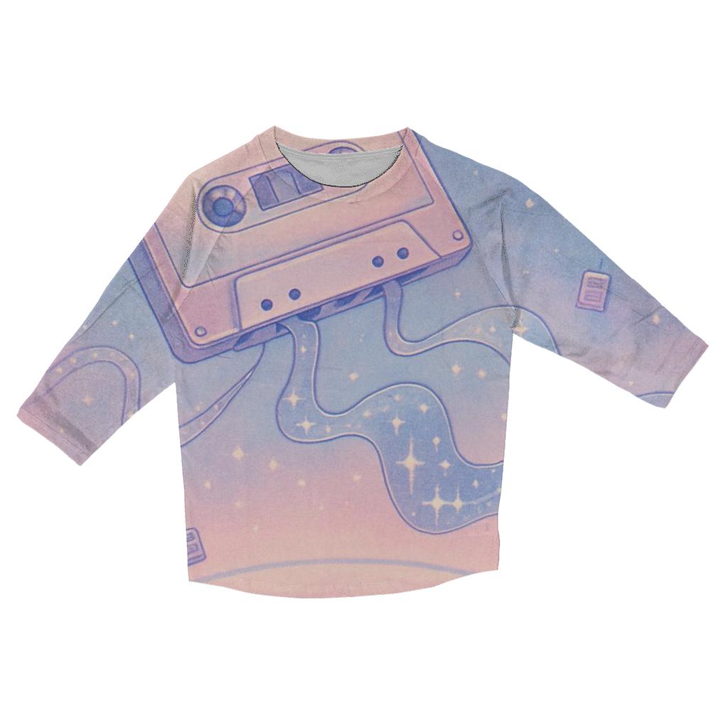 Galactic Cassette Drift custom 3/4 sleeve shirts