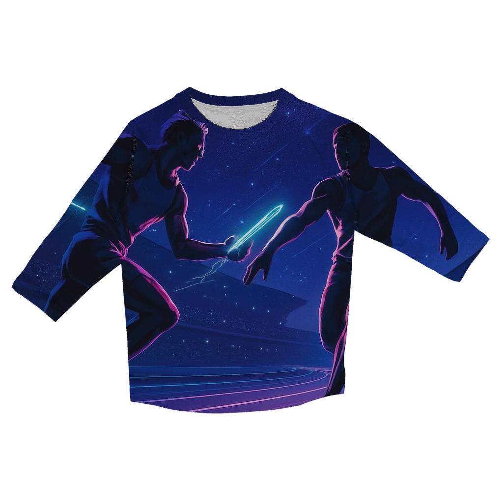 Cosmic Sprint Relay stylish quarter sleeve tops