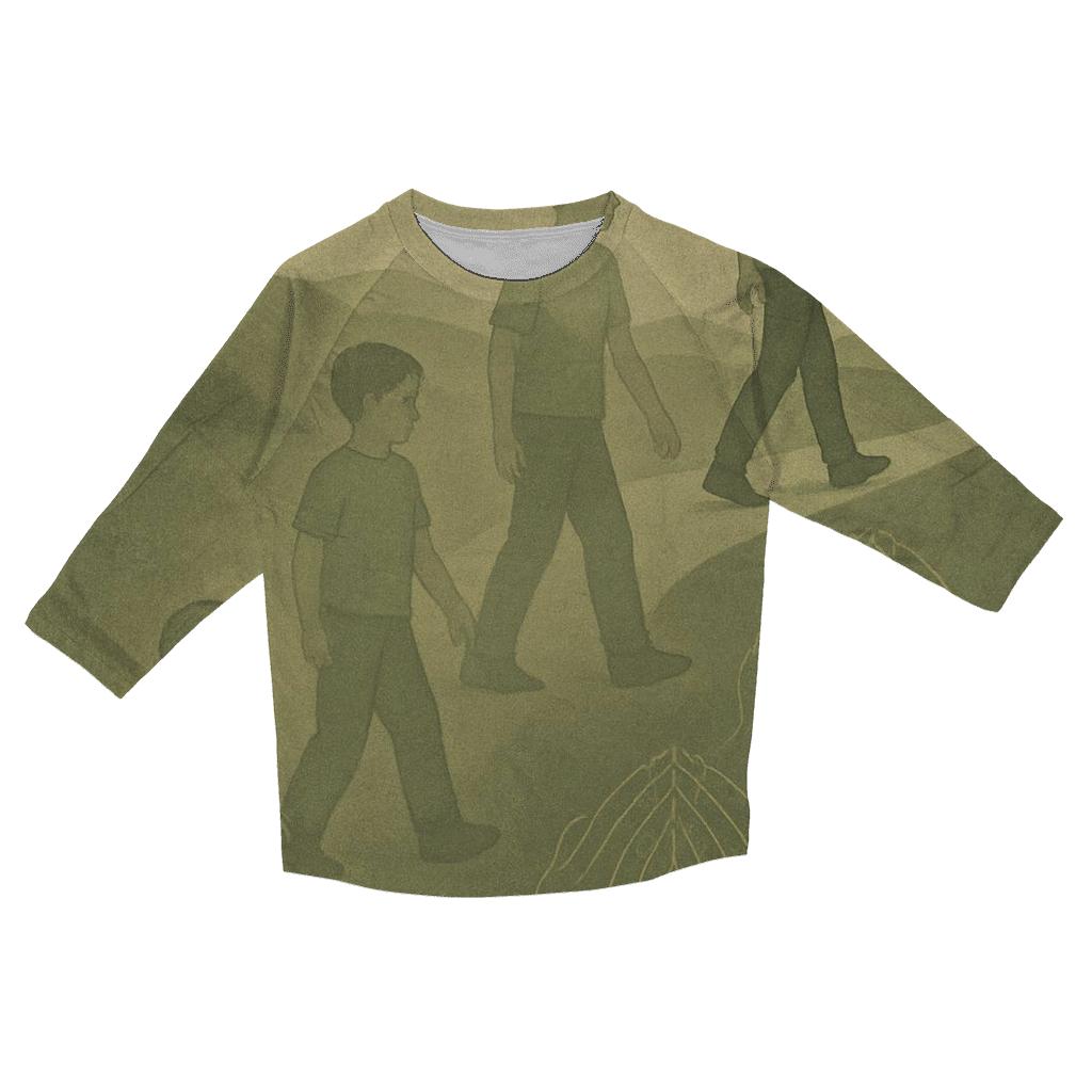 Her Silent Prayers Beneath Your Every Step fashion 3/4 sleeve shirts