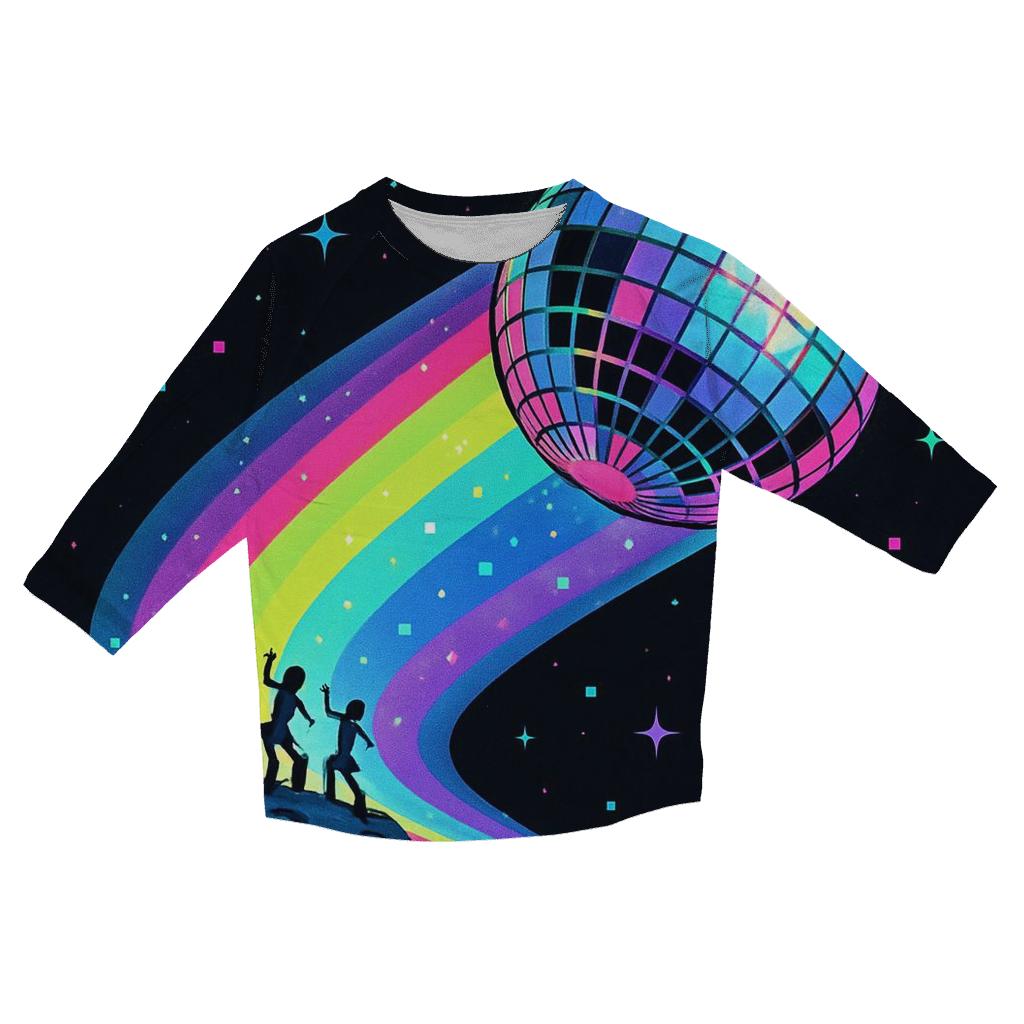 Disco Comet Trail custom 3/4 sleeve shirts