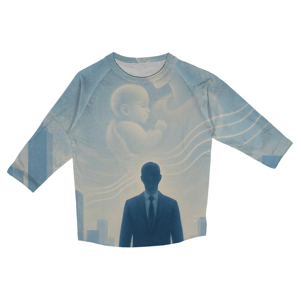 The Echo Of Her Lullaby In Your Strongest Days casual three quarter sleeve shirts