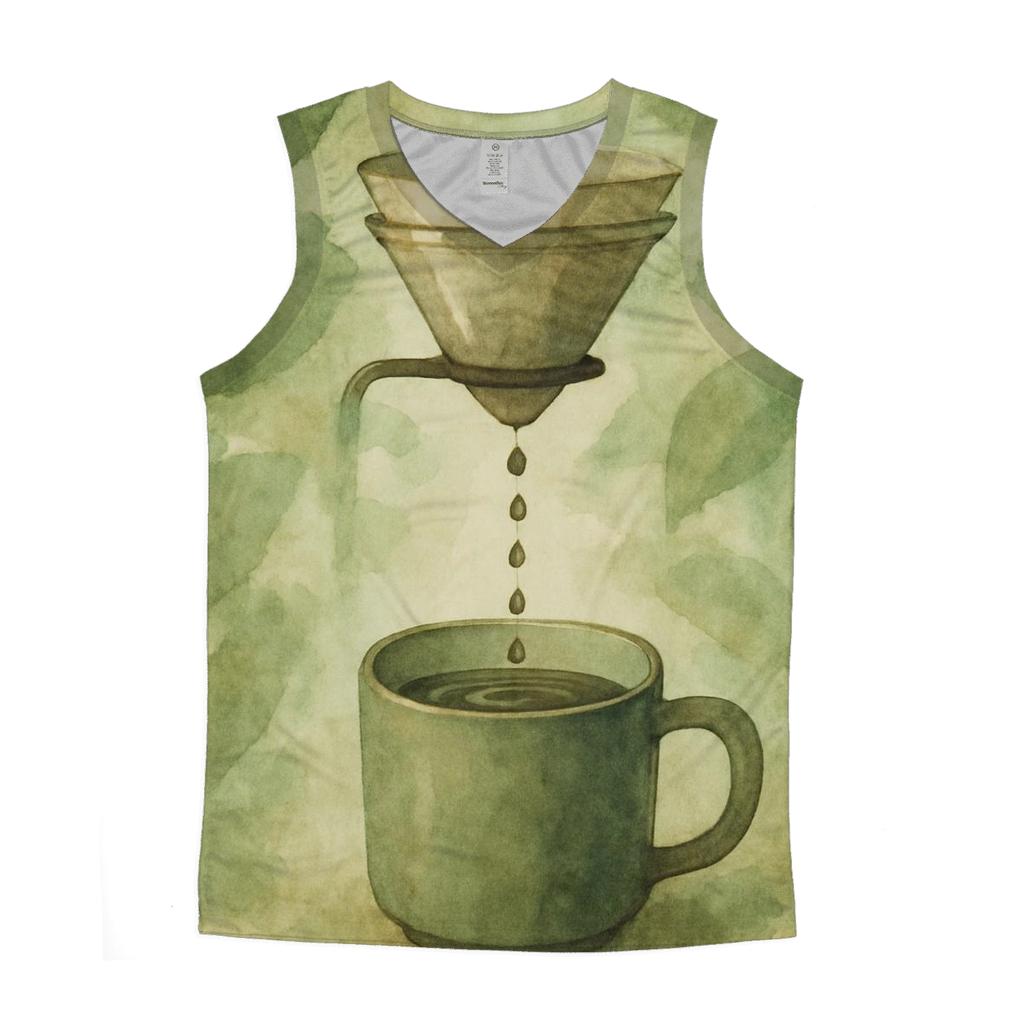 Forest Drip Rhythm sports performance tank tops