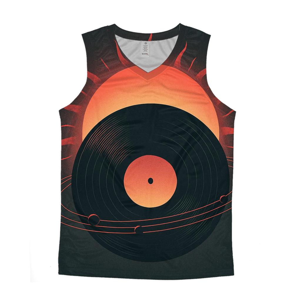 Celestial Vinyl Eclipse personalized athletic tanks