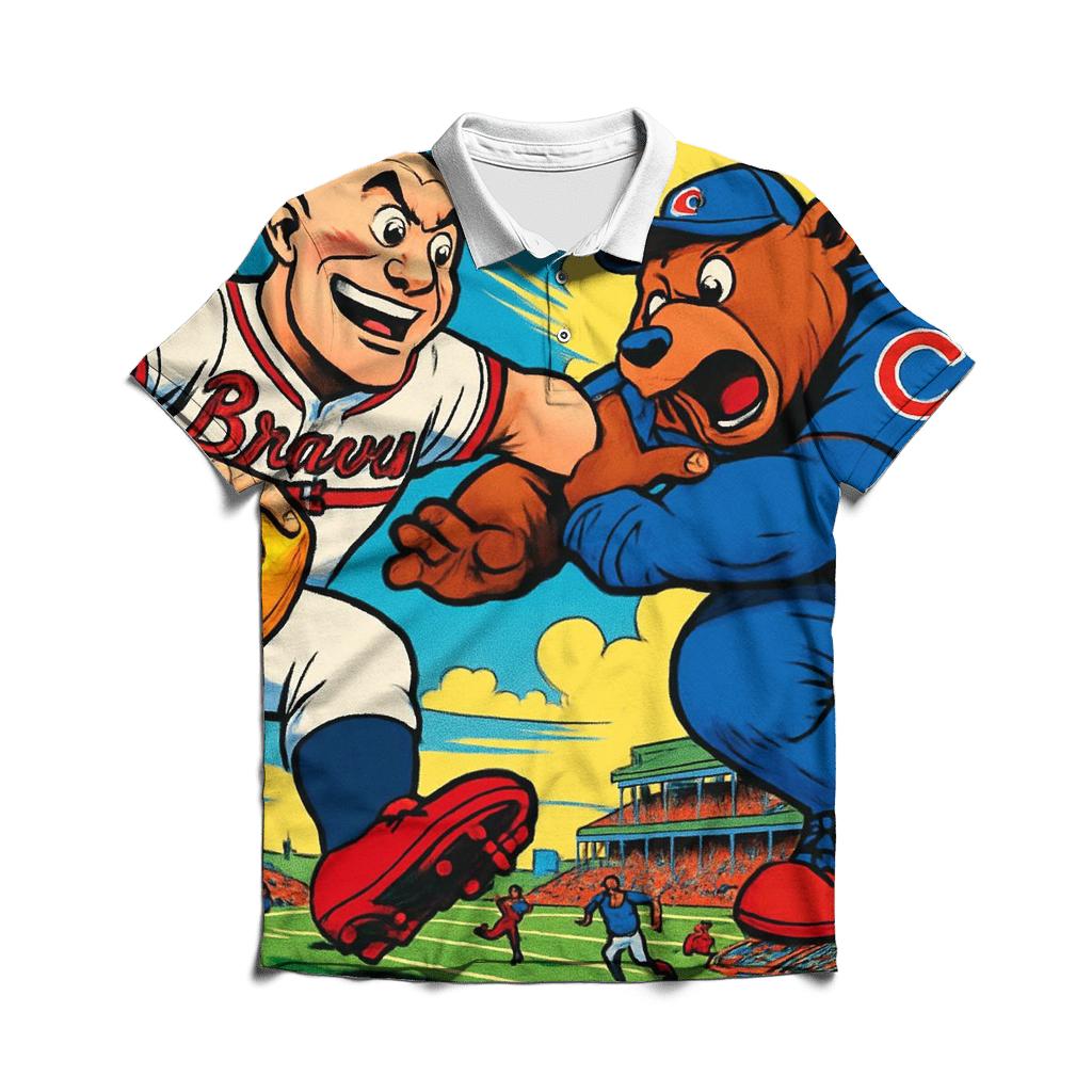 Colossal Mascot Scrimmage classic pique polos