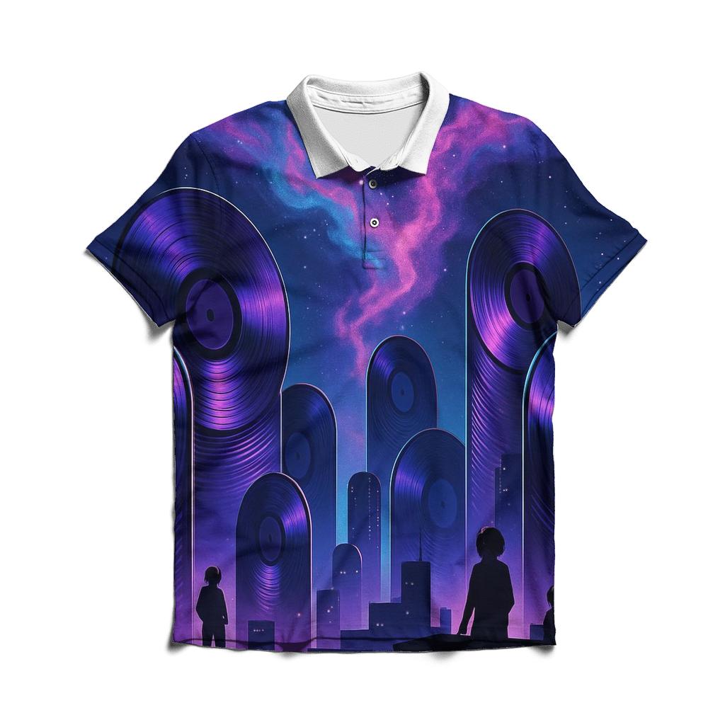 Nebula Vinyl Skyline classic pique polos