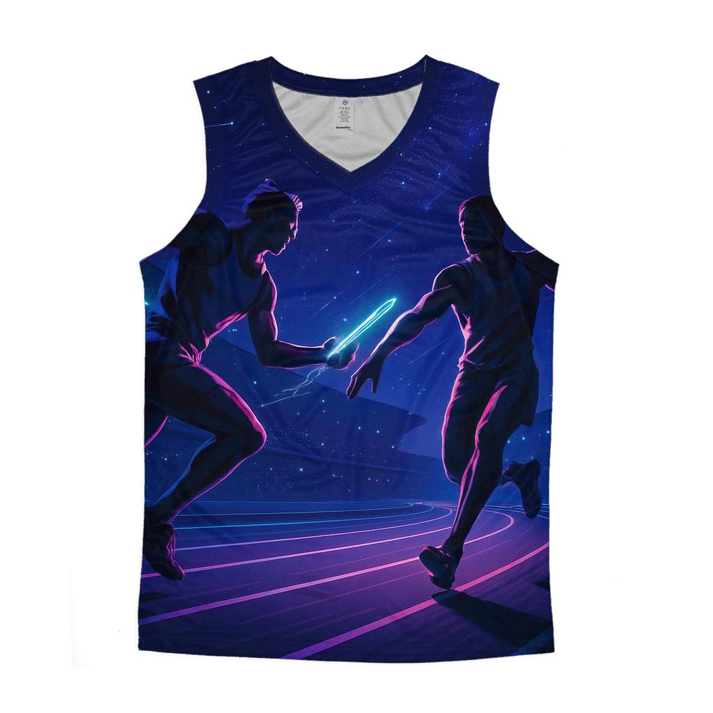 Cosmic Sprint Relay trendy fitted tank tops