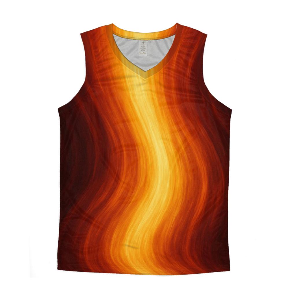 Molten Amber Flow sports performance tank tops