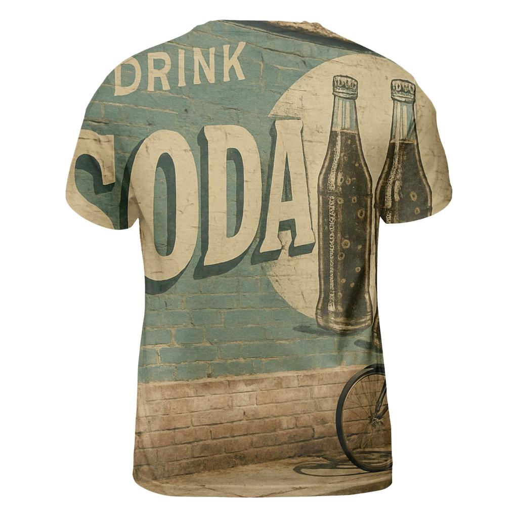 Faded Corner Store Soda Advertisement statement graphic shirts