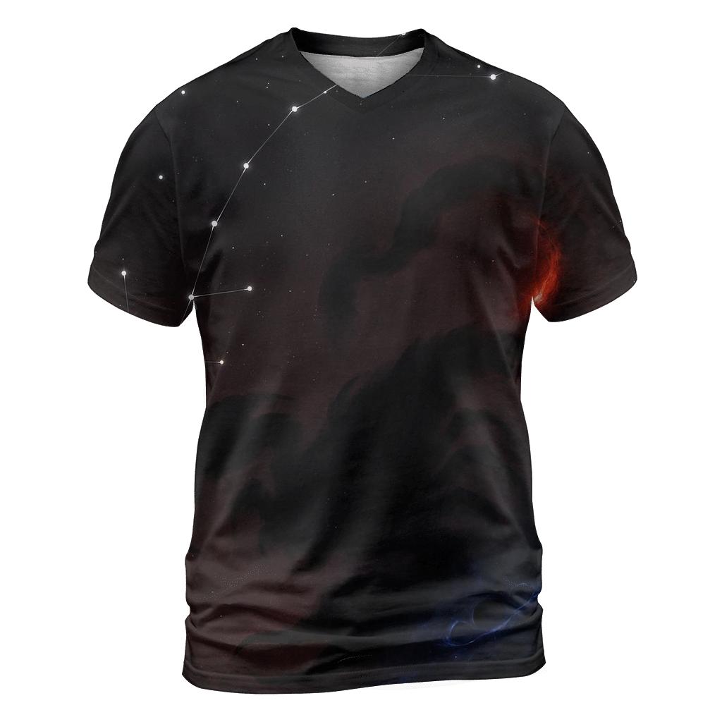 Scorpio Nebula Shadow Serpent trendy printed shirt styles