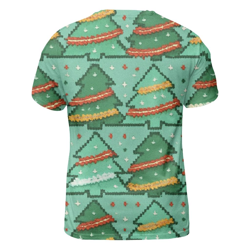 Tacky Tinsel Forest Bands Design creative print fashion shirts