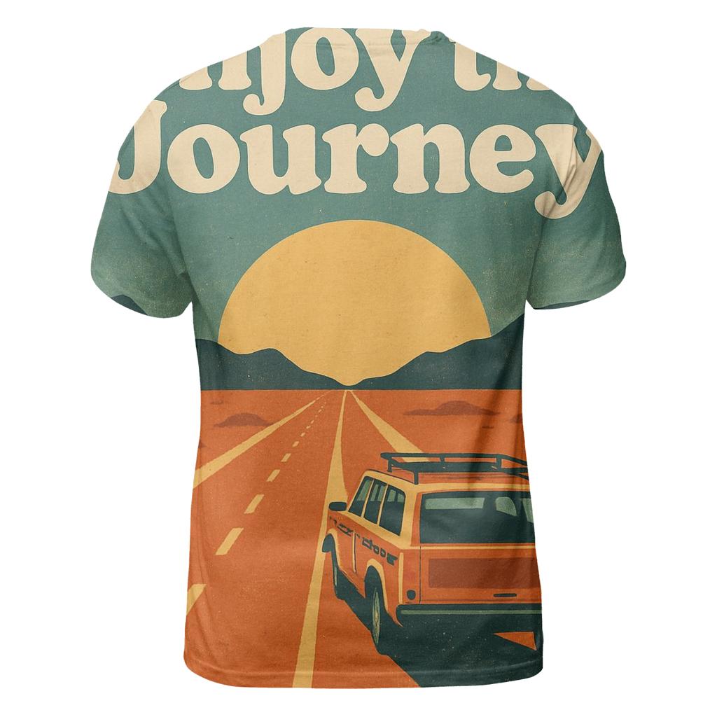 Seventies Desert Road Trip Poster creative print fashion shirts