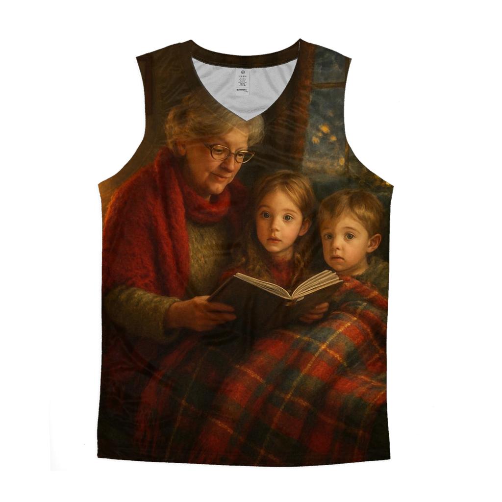 Candlelit Christmas Story Time casual summer tank tops