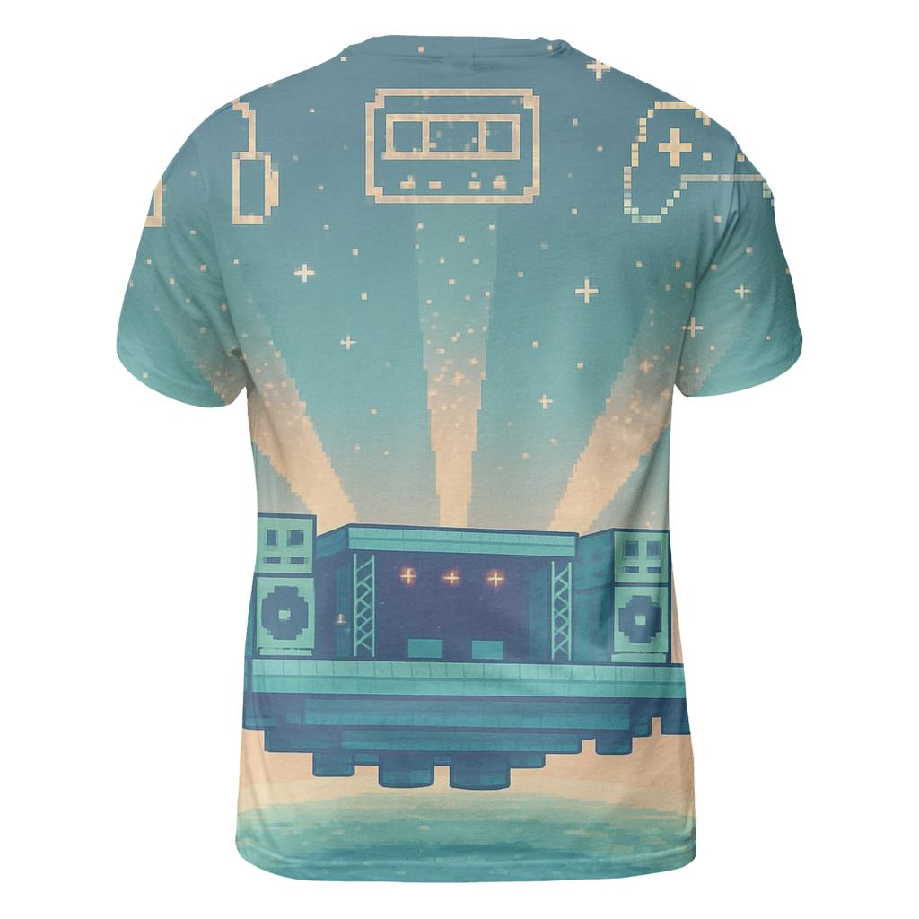 Pixel Constellation Stage designer pattern shirts