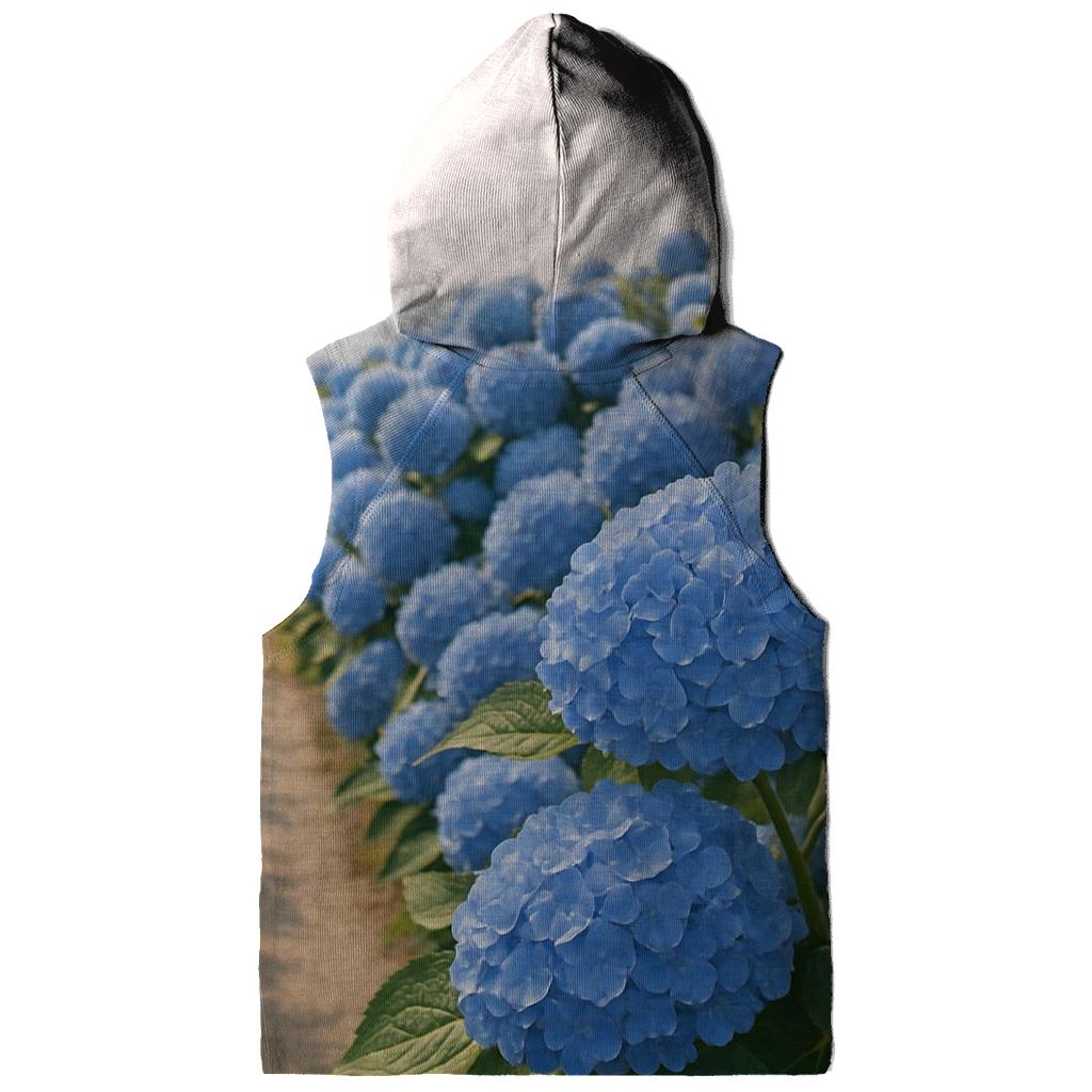 Hydrangeas Beside A Coastal Cottage custom hoodies