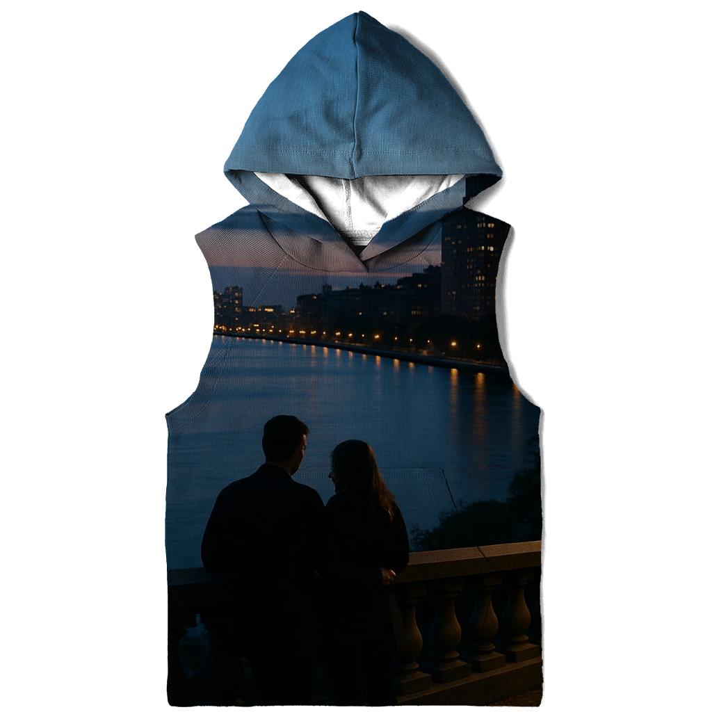 Upper West Side Riverside Overlook At Blue Hour designer hoodies