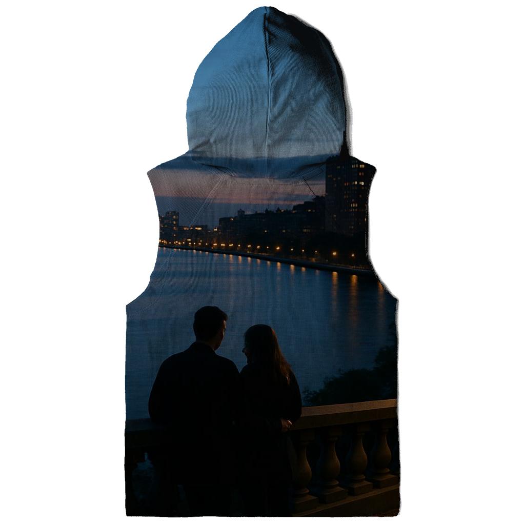 Upper West Side Riverside Overlook At Blue Hour designer hoodies