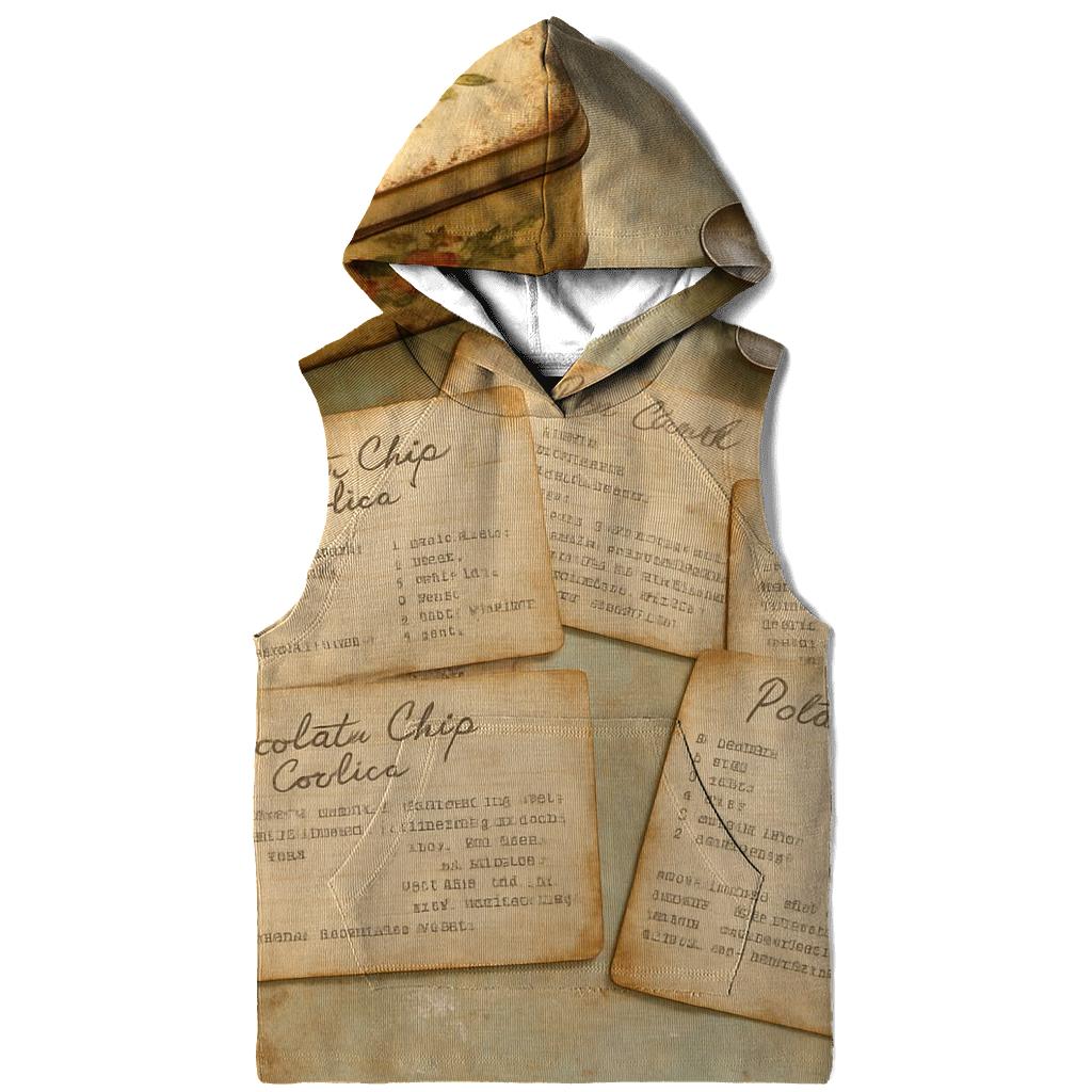 Retro Kitchen Recipe Card Collage hoodie trends