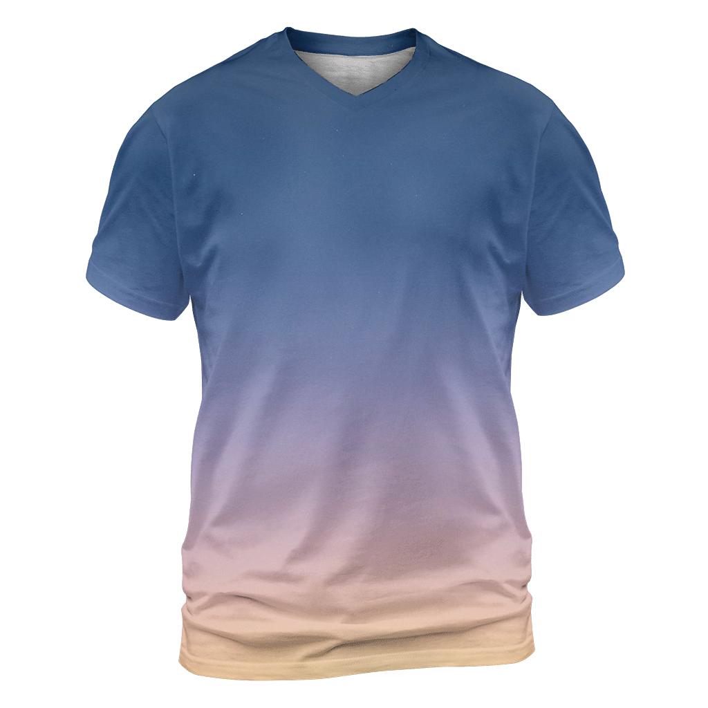 Celestial Dawn Gradient trendy printed shirt styles