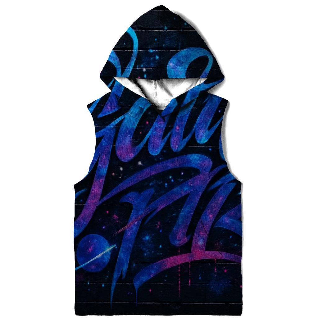 Galactic Street Graffiti Flow printed hoodies