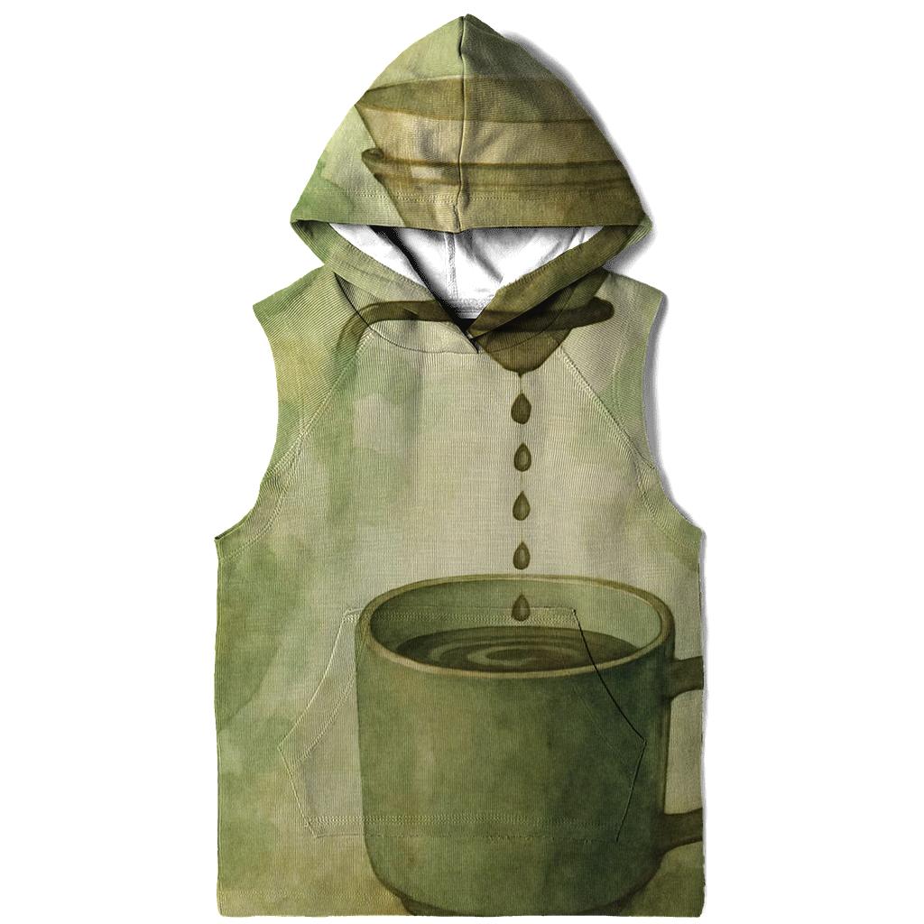 Forest Drip Rhythm zip-up hoodies