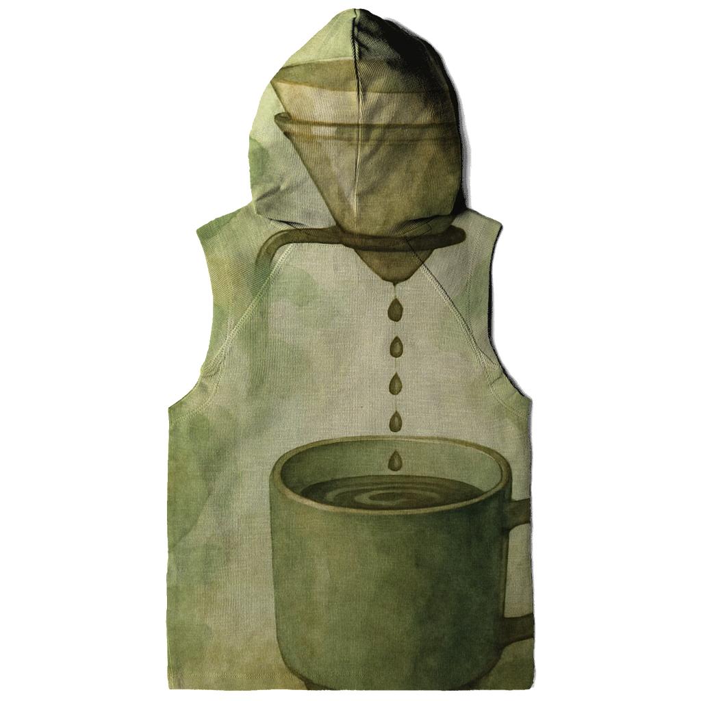 Forest Drip Rhythm zip-up hoodies