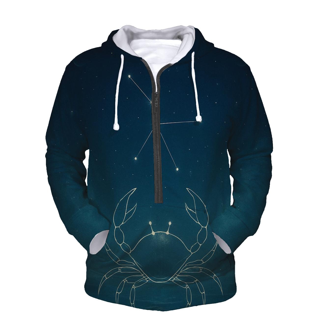 Lunar Cancer Tidal Sanctuary custom hoodies