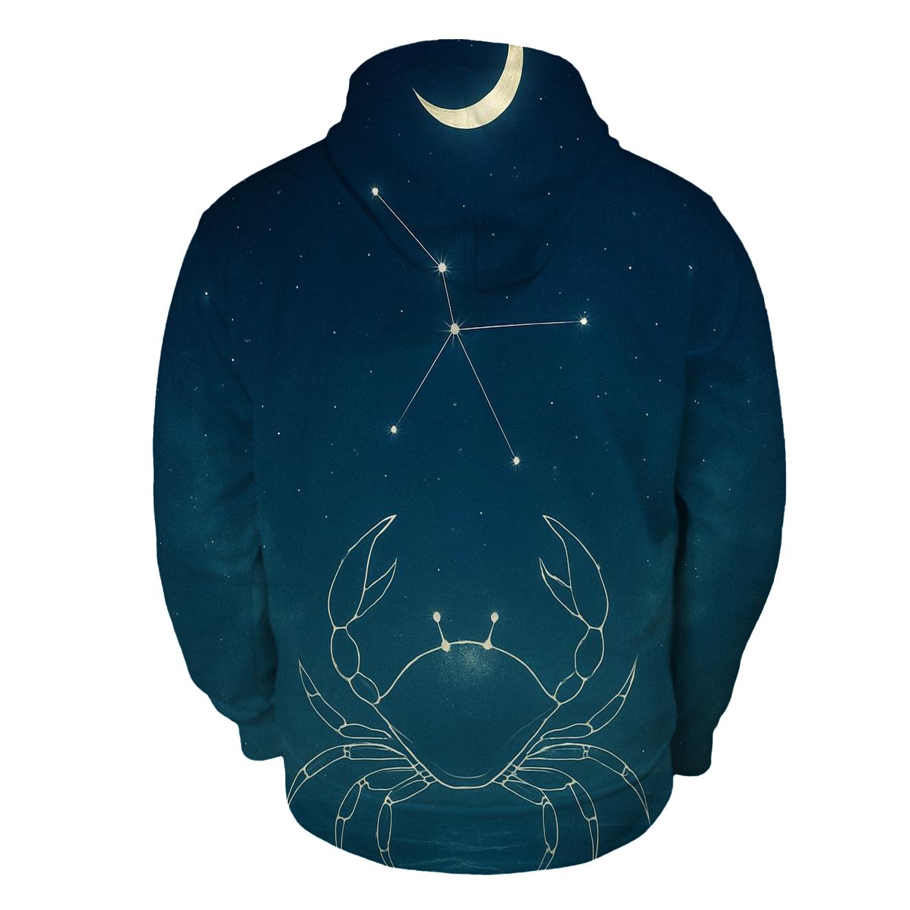 Lunar Cancer Tidal Sanctuary custom hoodies