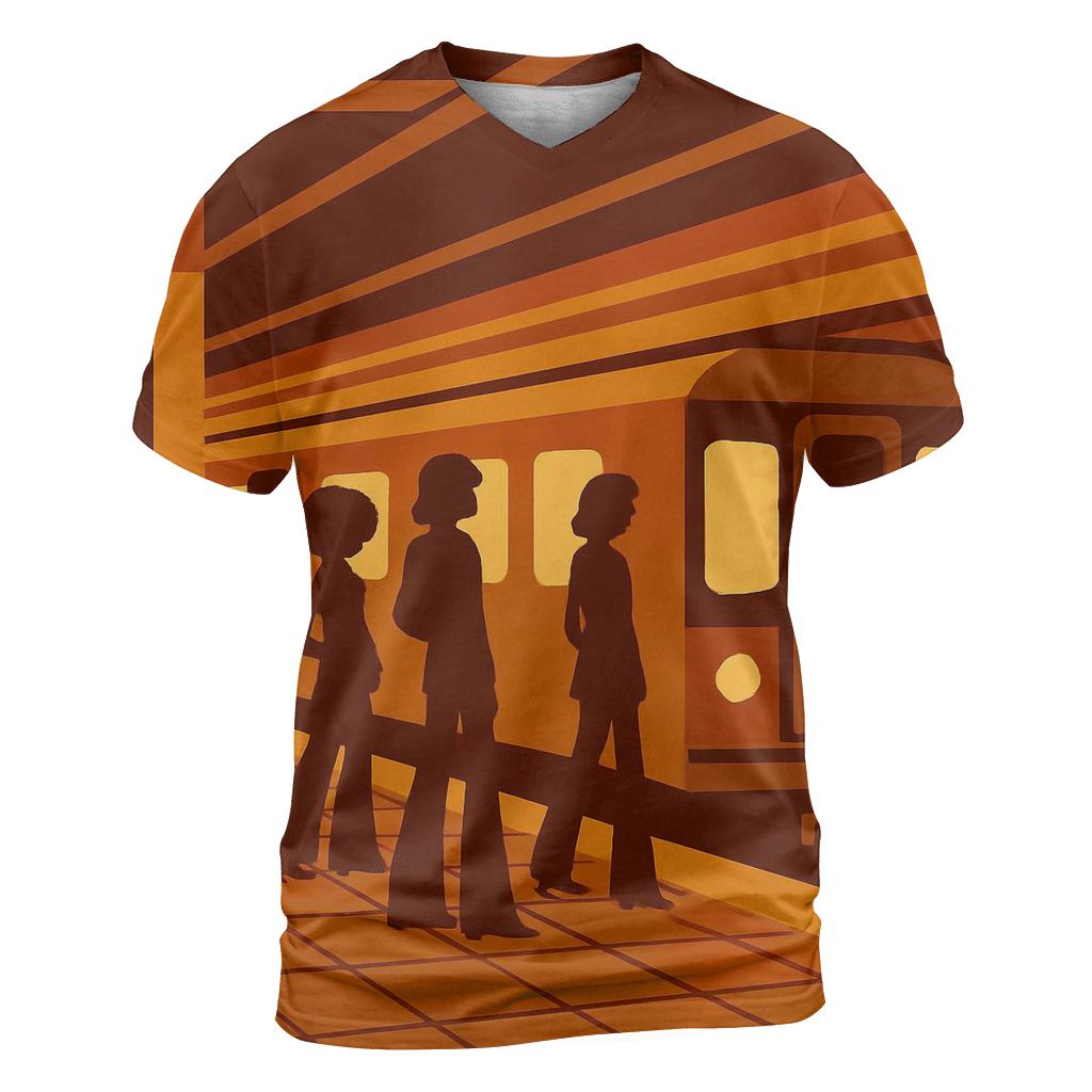 Groove Train Platform designer pattern shirts