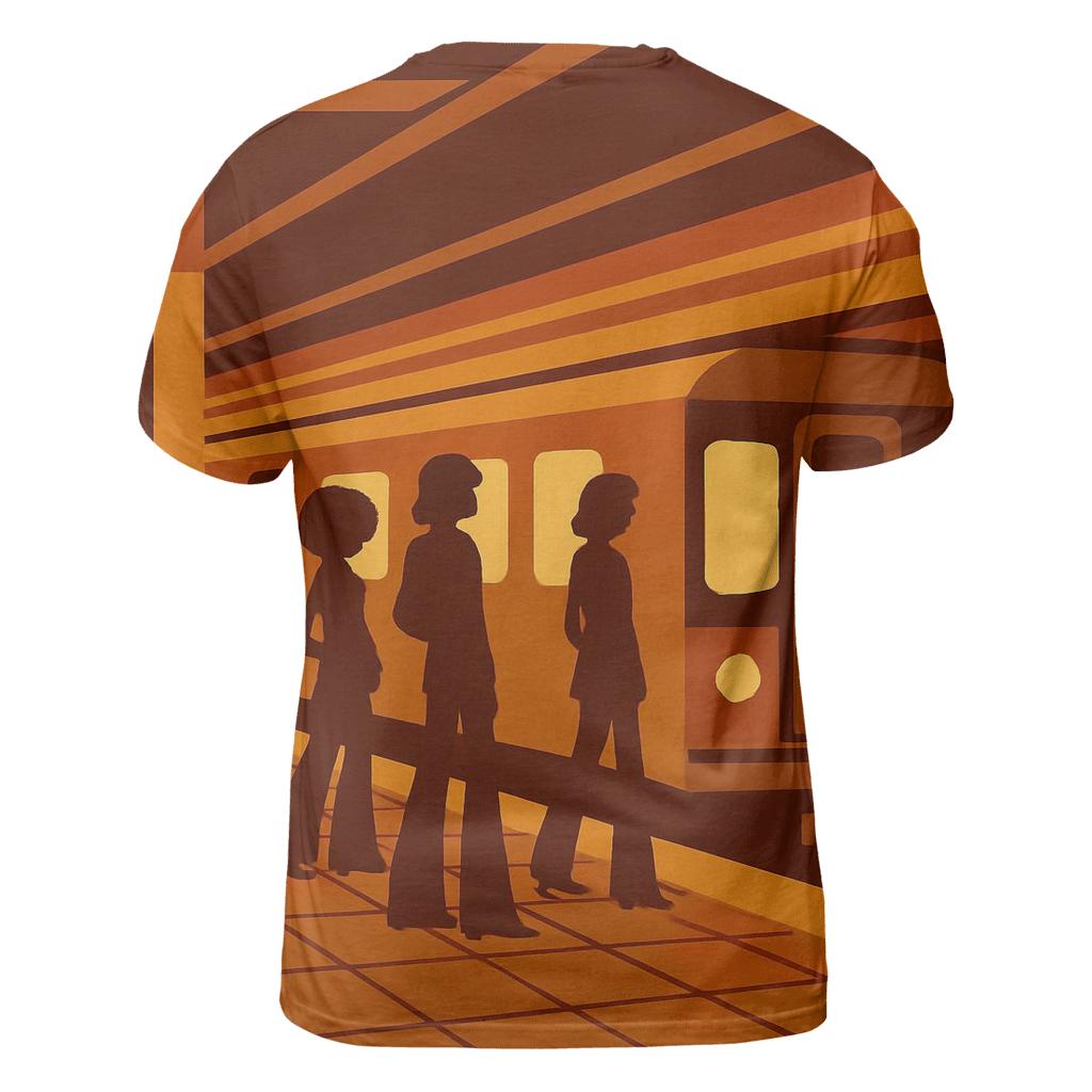 Groove Train Platform designer pattern shirts