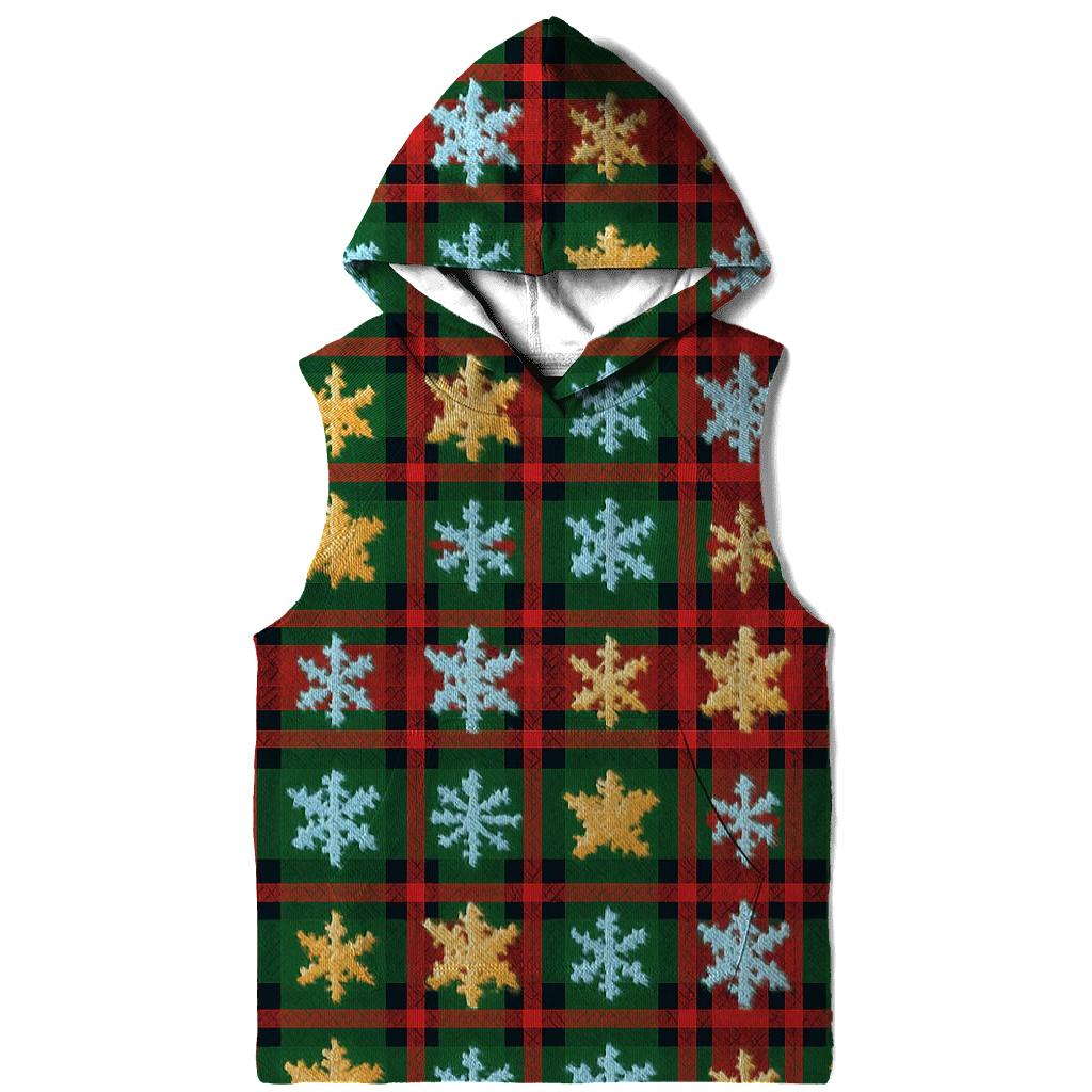 Starflake Confetti Plaid Design hoodie styles