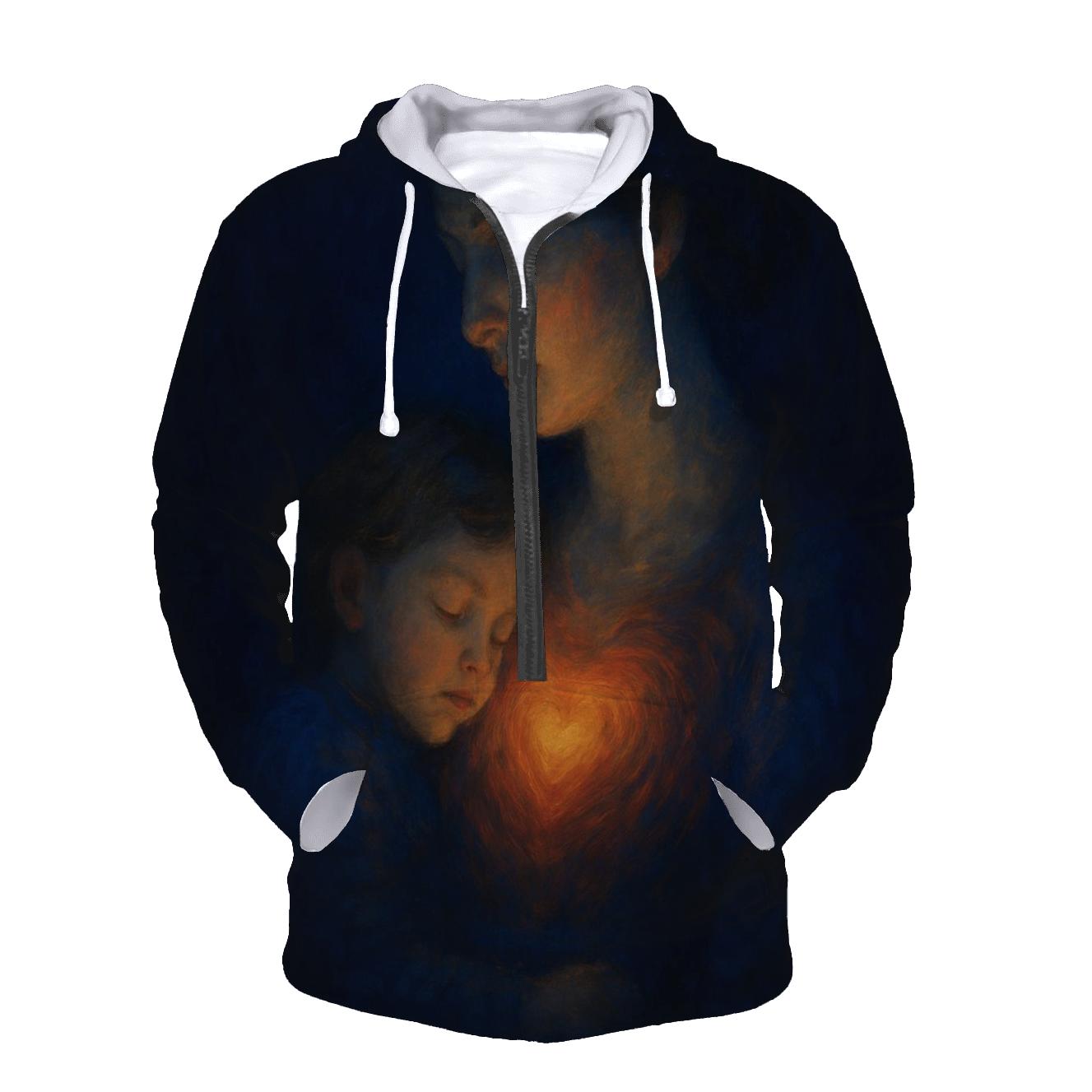 Her Heartbeat That Teaches You To Be Brave heavyweight hoodies