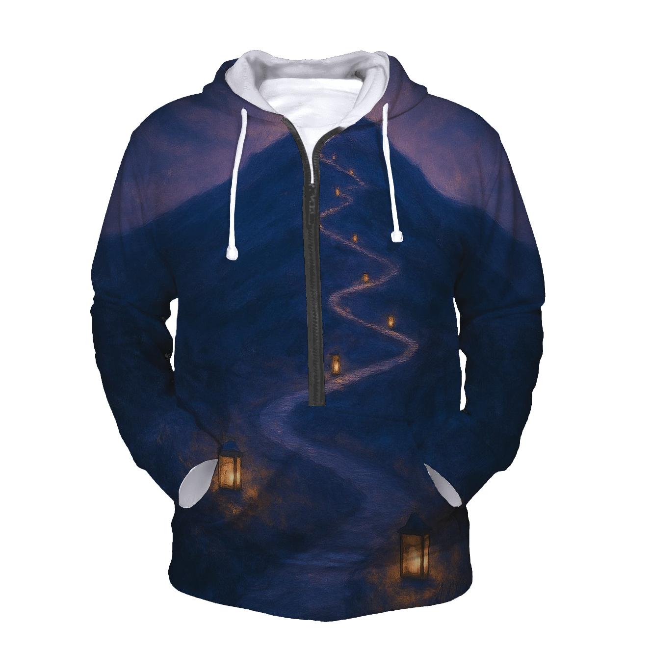 Mountain Lantern Path hoodie trends