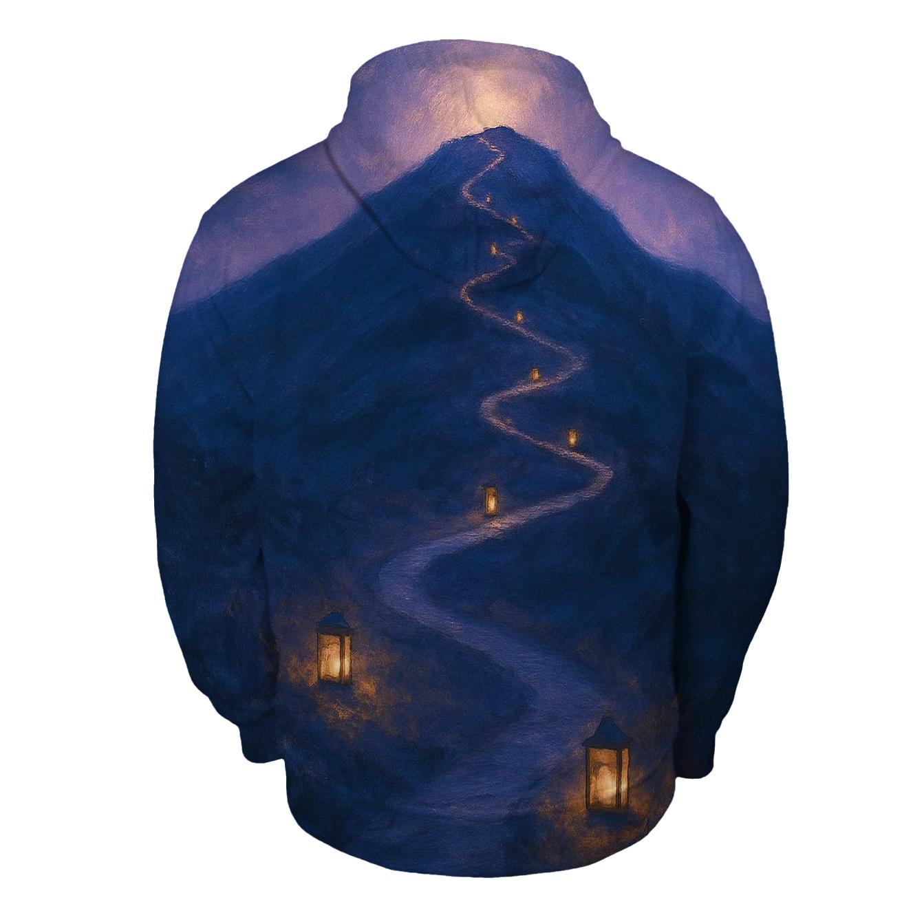 Mountain Lantern Path hoodie trends