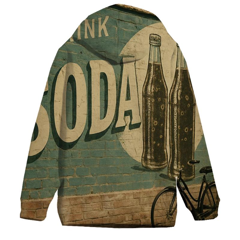 Faded Corner Store Soda Advertisement pullover hoodies